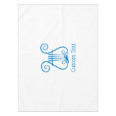 Blue Lyre Tafelkleed (Voorkant)