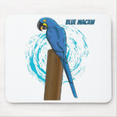 Blue Macaw Muismat (Voorkant)