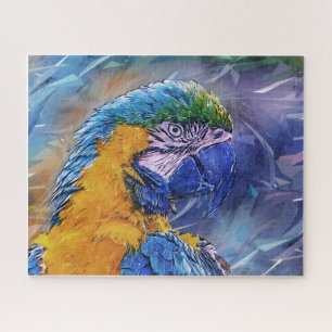Blue Macaw Parrot Legpuzzel