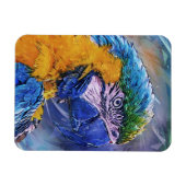 Blue Macaw Parrot Magneet (Horizontaal)
