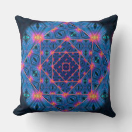 Blue Machine Eyes Kussen