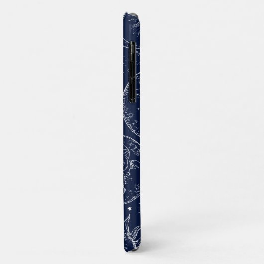 Blue Magic  Celestial Sun Moon Stars Case-Mate iPhone Case (Achterkant/links)