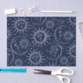 Blue Magic  Celestial Sun Moon Stars Tissuepapier (Craft)