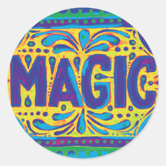 Blue Magic Ronde Sticker