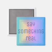 Blue Magnet Magneet (Voorkant / Achterkant)