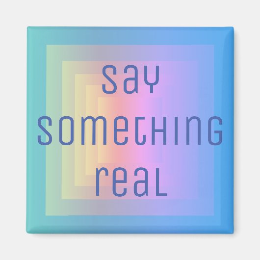 Blue Magnet Magneet (Voorkant)