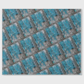 Blue Make Wish Holiday Cadeaupapier (Vlak)