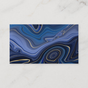 Blue Malachite Golden Accepteert Luxury Chic Gemst Visitekaartje