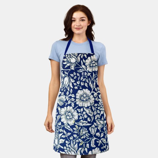 Blue Mallow,  patroon van William Morris Schort (Gedragen)