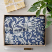 Blue Mallow,  patroon van William Morris Wr Tissuepapier (Geschenk)