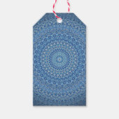 Blue Mandala Cadeaulabel (Voorkant)