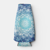 Blue Mandala Flesjeskoeler (Voorkant)