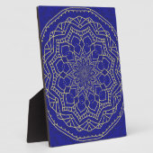 Blue Mandala Fotoplaat (Zijkant)