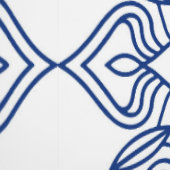 blue mandala geometric seamless pattern decorative behang (Zoom)