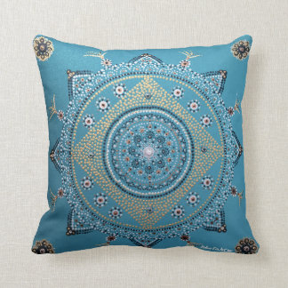 Blue Mandala Kussen