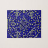 Blue Mandala Legpuzzel (Horizontaal)