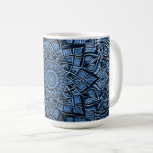 Blue Mandala Mug (Devant droit)