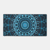Blue Mandala Net Retro Hippie Trippy Boho Chic (Recto)