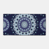 Blue Mandala Pattern Bureaumat (Voorkant)