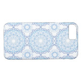 Blue Mandala Pattern Phone Case (Achterkant (Horizontaal))