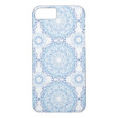 Blue Mandala Pattern Phone Case (Achterkant)