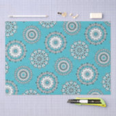 Blue Mandalas Tissue Paper Tissuepapier (Craft)
