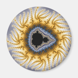 Blue Mandel - Fractal Magneet