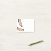 Blue Manolos Post-it® Notes (Op bureau)