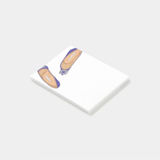 Blue Manolos Post-it® Notes (Schuin)