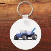 Blue Manx Side Sleutelhanger (Voorkant)