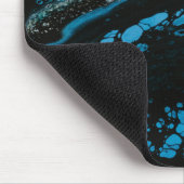 Blue Marble Abstract Mousepad Muismat (Hoek)