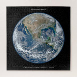 Blue Marble Earth Legpuzzel
