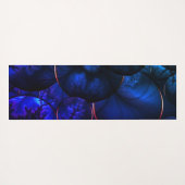 Blue Marble Glitter Yoga Mat (Achterkant (horizontaal))