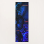 Blue Marble Glitter Yoga Mat (Achterkant)