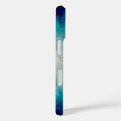 Blue Marble Gradient Design Reflected Case-Mate iPhone Case (Achterkant / Rechts)