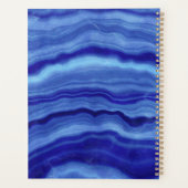 Blue Marble Personalised Monogram Name Planner (Achterkant)