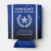 Blue Marble Retiting Police Officer Blikjeskoeler (Achterkant)