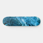 Blue Marble Splash Skateboard (Horizontaal)
