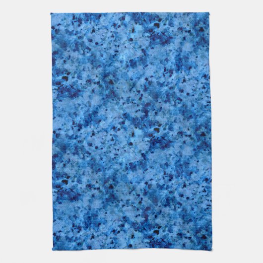 Blue Marble Stone patterned Decorative Kitchen Theedoek (Verticaal)