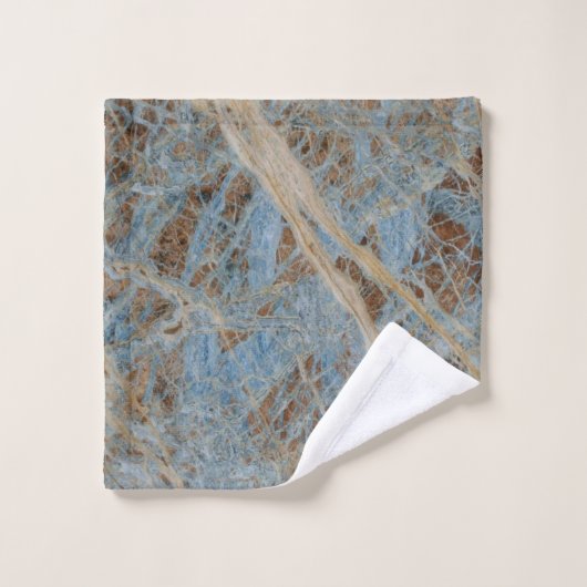 Blue Marble Zen Elegant Bath Towels Bad Handdoek (Wasdoekje)