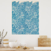 Blue Marigold Poster (Keuken)