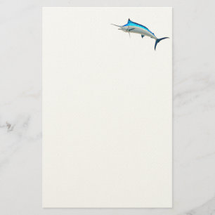 Blue Marlin Game Fish Briefpapier