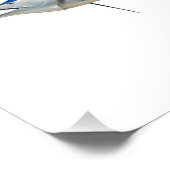 Blue Marlin Game Fish Foto Afdruk (Hoek)