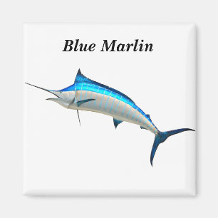 Blue Marlin Game Fish Magneet
