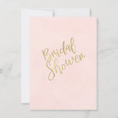 Blue Maroon Floral Brunch Bruids Douche Uitnodigin Kaart (Achterkant)