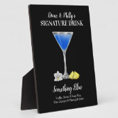 Blue Martini PERSONALIZE this Signature Drink Pl Fotoplaat (Zijkant)