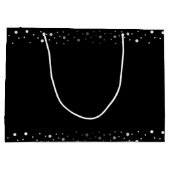 Blue Masquerade Birthday Party Groot Cadeauzakje (Achterkant)