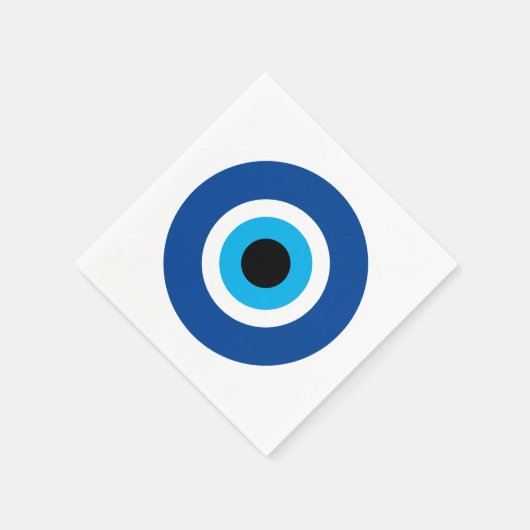 Blue Mati Evil Eye feestservetten Servet (Hoek)