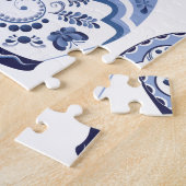 Blue Matryoshka Dolls Legpuzzel (Zijkant)