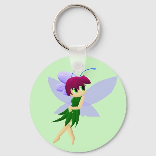Blue Meadow Fairy Sleutelhanger (Voorkant)